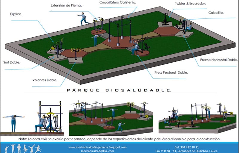 Diseños de Parques Biosaludables